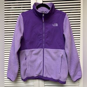 The North Face Denali Purple Fleece Jacket Girls XL (18)